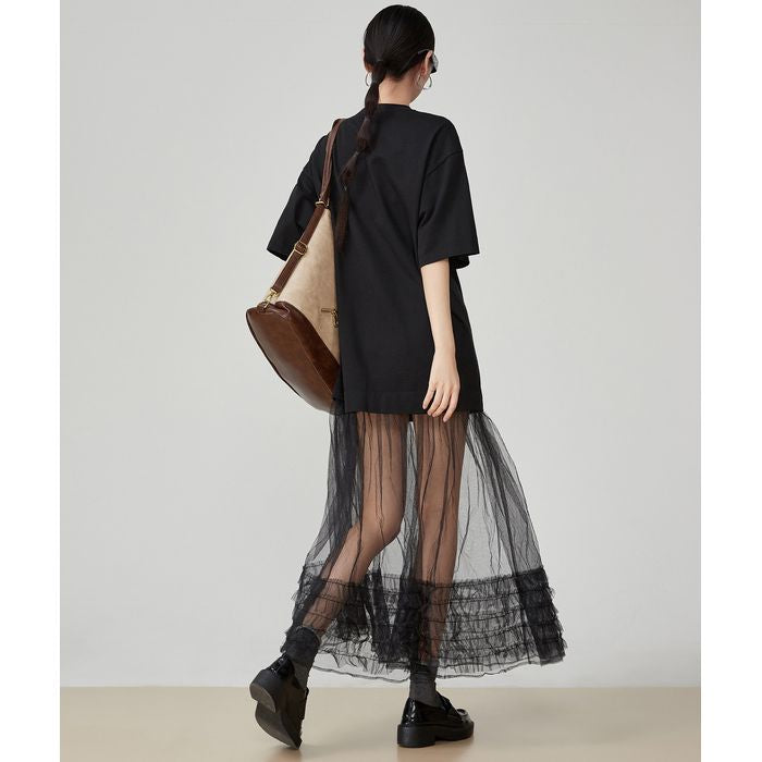 シア―スカート ドッキングワンピース 10122