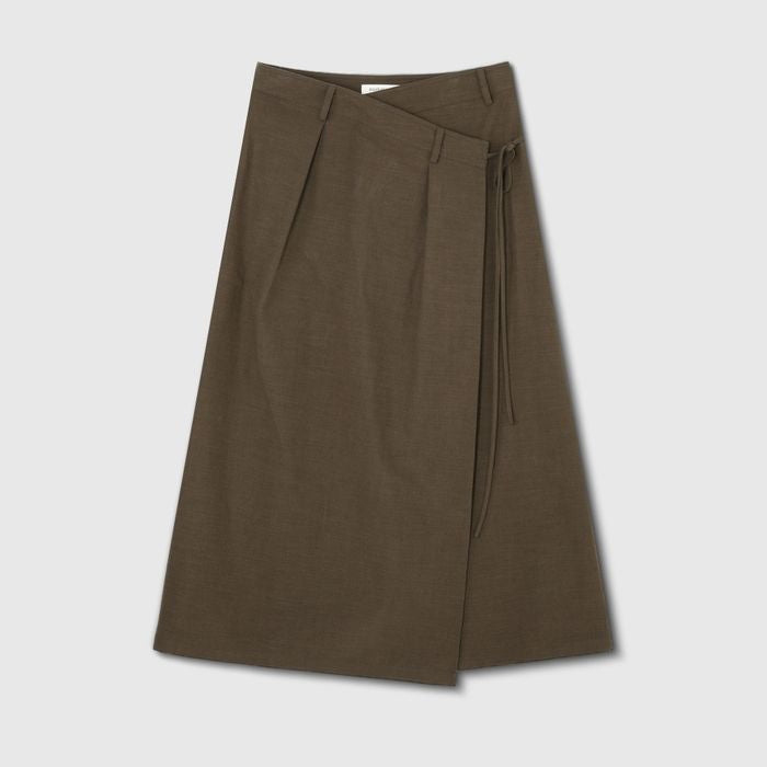 ラップデザイン ロングスカート 10130