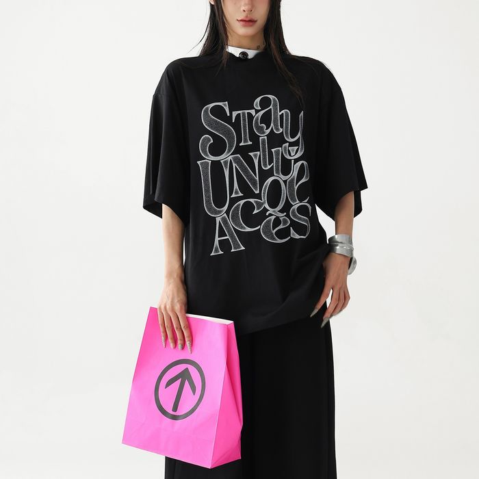 グラフィックロゴ オーバーサイズ Tシャツ 10139