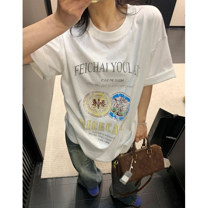 グラフィックロゴ Tシャツ 10174