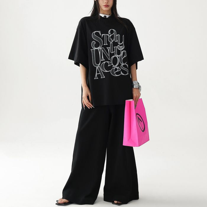 グラフィックロゴ オーバーサイズ Tシャツ 10139