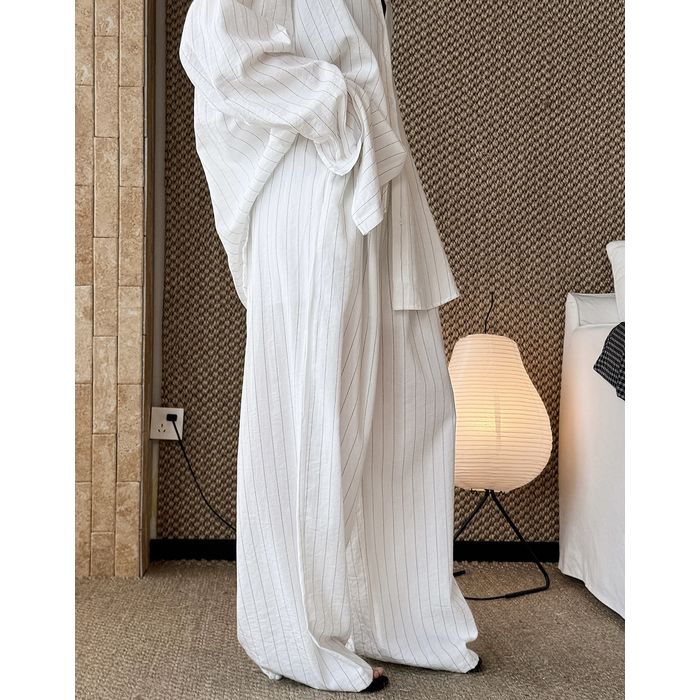 ストライプ柄  シャツ＆パンツ セット 10240