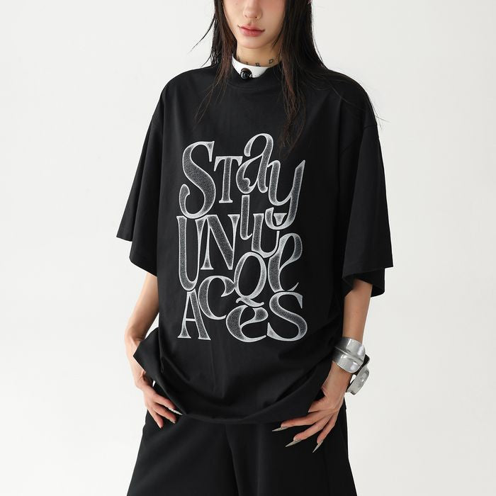 グラフィックロゴ オーバーサイズ Tシャツ 10139