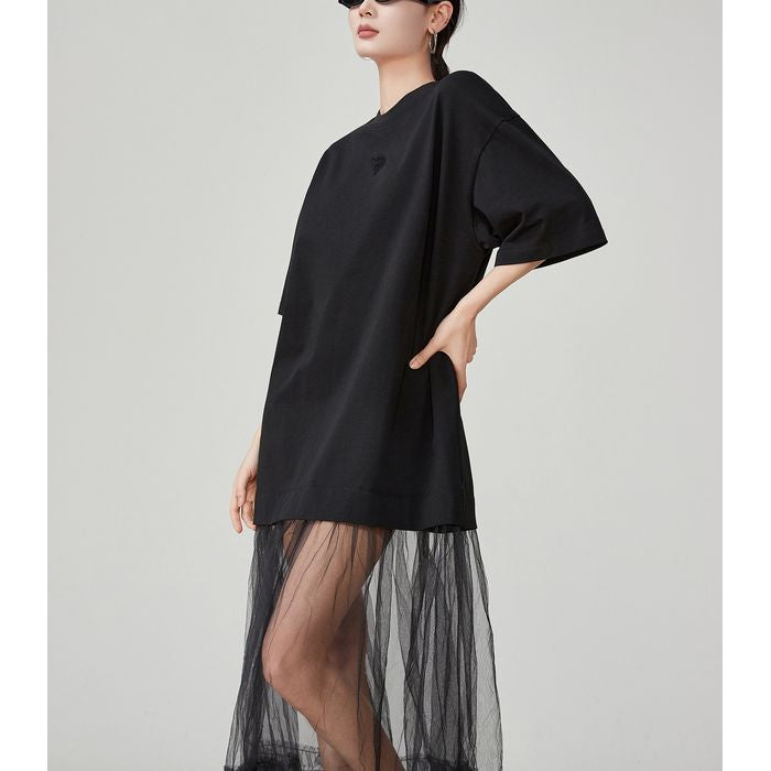 シア―スカート ドッキングワンピース 10122