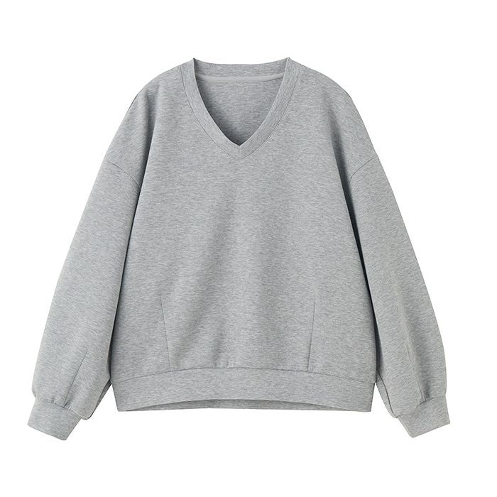 Vネックプルオーバー＆パンツ セット 10152
