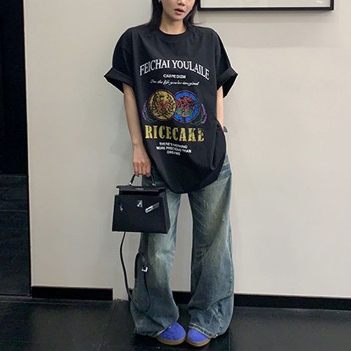 グラフィックロゴ Tシャツ 10174