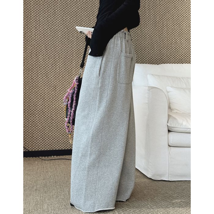 サイドレタリング ワイドパンツ 10236