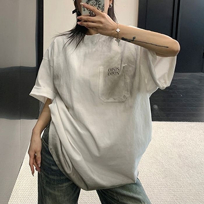 ユーズド風 オーバーサイズ Tシャツ 10175