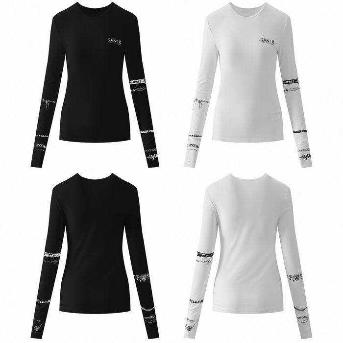 ブレスレットグラフィック 長袖Tシャツ 10140