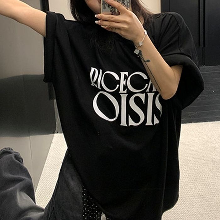 フロントロゴ オーバーサイズTシャツ 10224