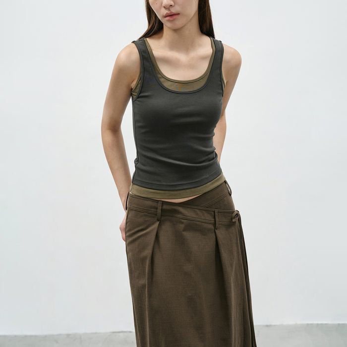 レイヤードデザイン タンクトップ 10131