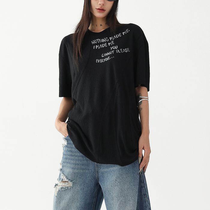 プリント オーバーサイズ Tシャツ 10142