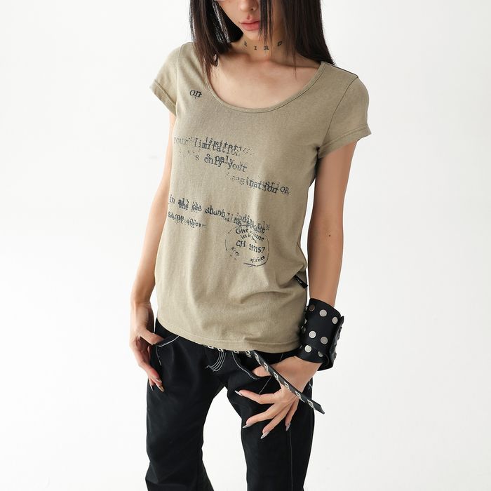 タイポグラフィプリント Tシャツ 10145