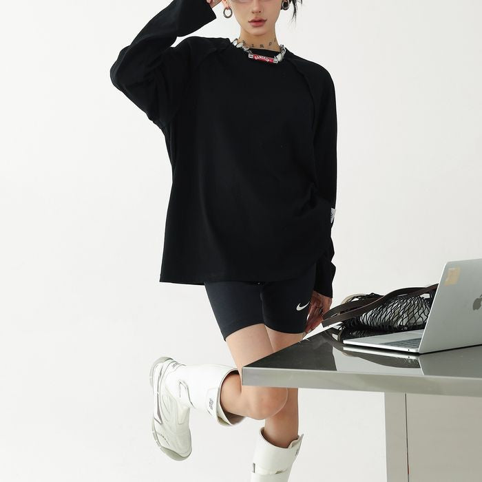 ラグランスリーブ オーバーサイズ 長袖Tシャツ 10204
