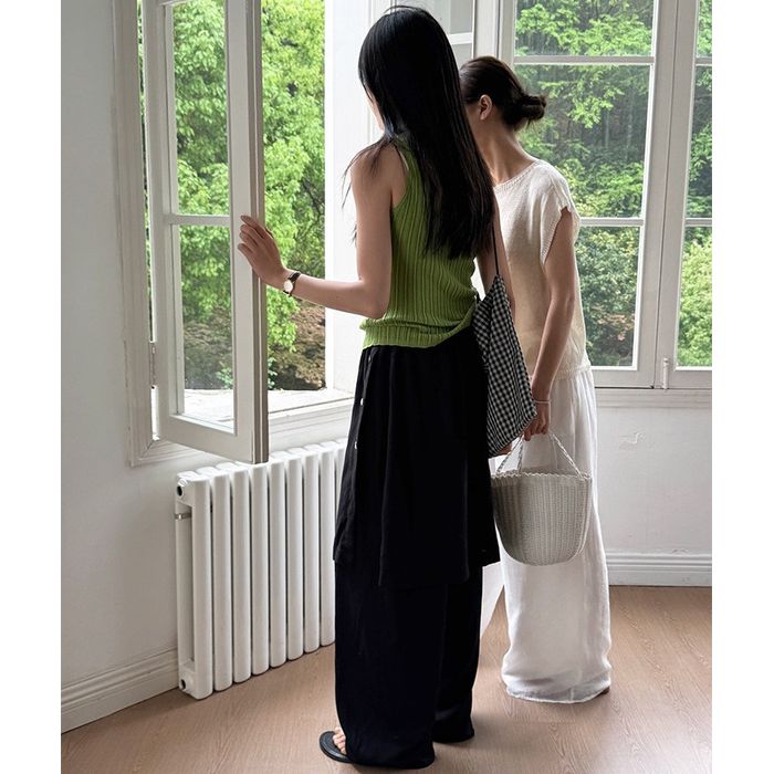 レイヤードデザイン ワイドパンツ 10239