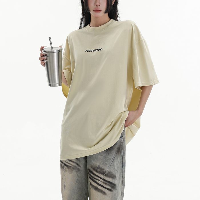 ロゴプリント オーバーサイズTシャツ 10195