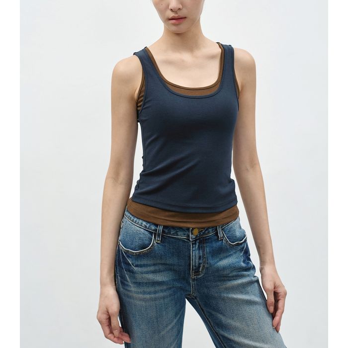 レイヤードデザイン タンクトップ 10131