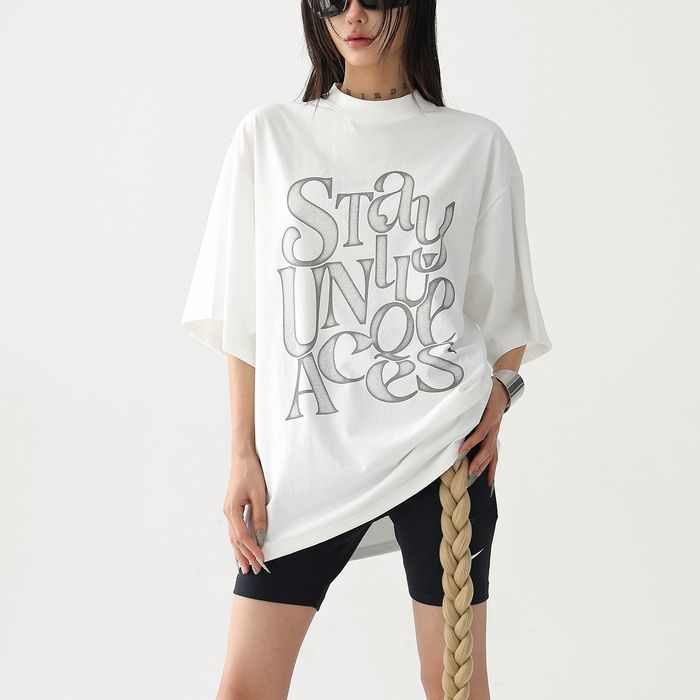 グラフィックロゴ オーバーサイズ Tシャツ 10139