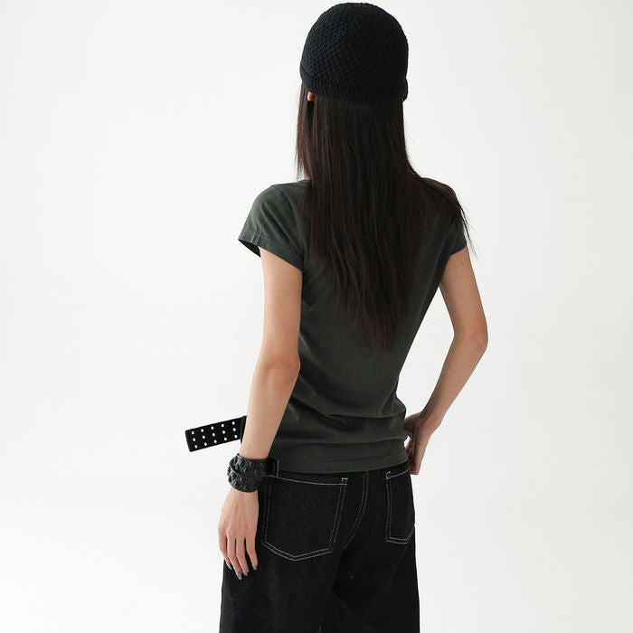 タイポグラフィプリント Tシャツ 10145