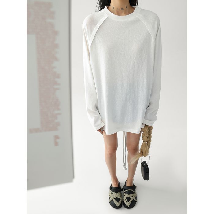 ラグランスリーブ オーバーサイズ 長袖Tシャツ 10204