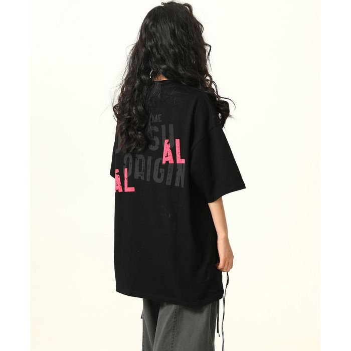 大判ロゴプリント Tシャツ 10181