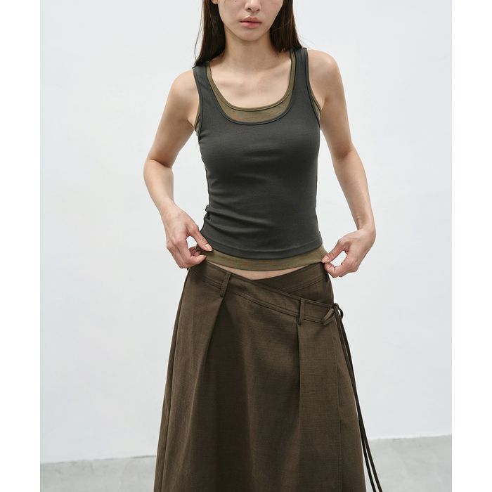 レイヤードデザイン タンクトップ 10131