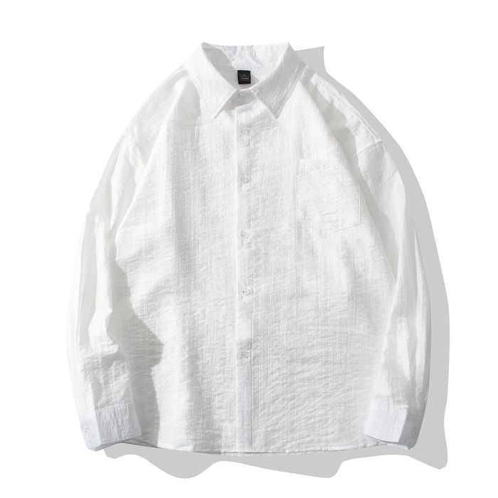 オーバーサイズ シア―シャツ 10095