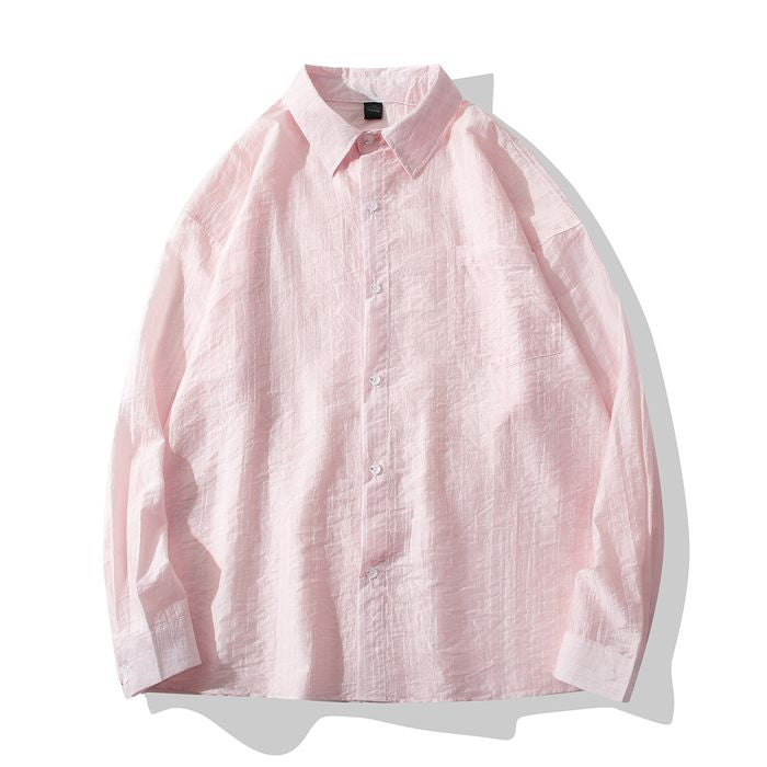 オーバーサイズ シア―シャツ 10095