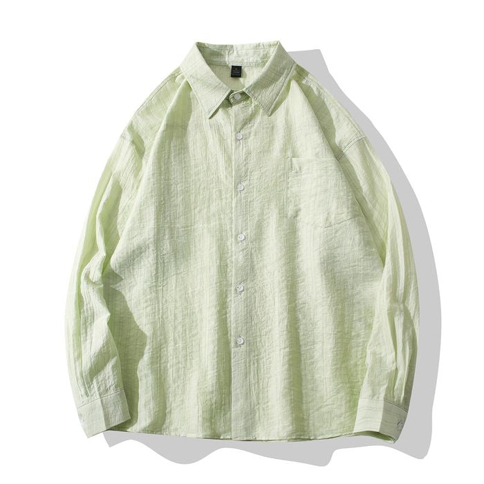 オーバーサイズ シア―シャツ 10095