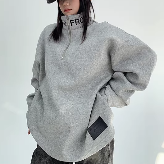 ロゴネック ハーフジップ スウェット 10003